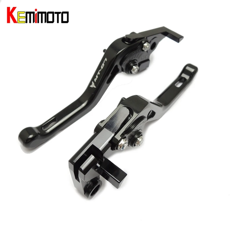 

KEMiMOTO CNC Motorcycle accessories Short Brake Clutch Levers for YAMAHA MT-07 FZ-07 MT 07 MT07 2014 2015 2016 2017