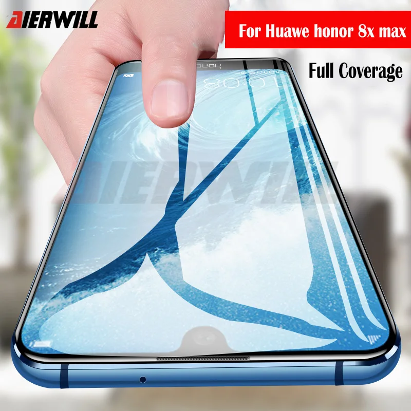 Полное стекло для Huawei Honor 8X закаленное Премиум полное покрытие Защитная пленка