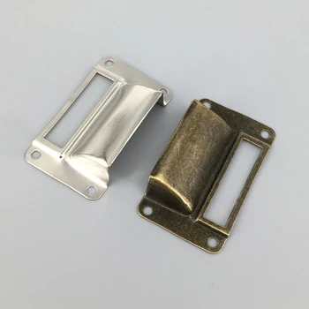 

12PCS 65*40MM File Name Card Label Box Handle Metal Business Card Holder Drawer Pull Cupboard Frame Handle