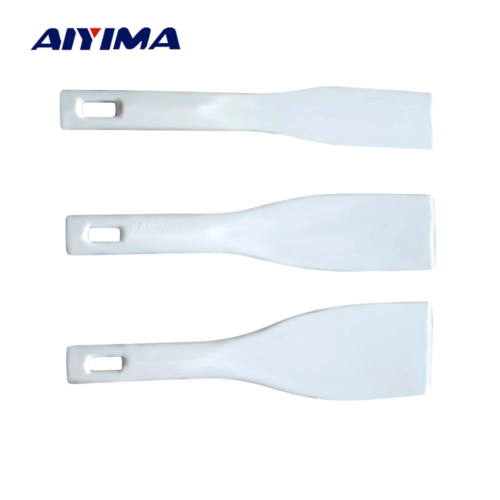 Aiyima 3 Pcs Plastics Lnk Scraper Plastic Shovel Blade Screen Printing