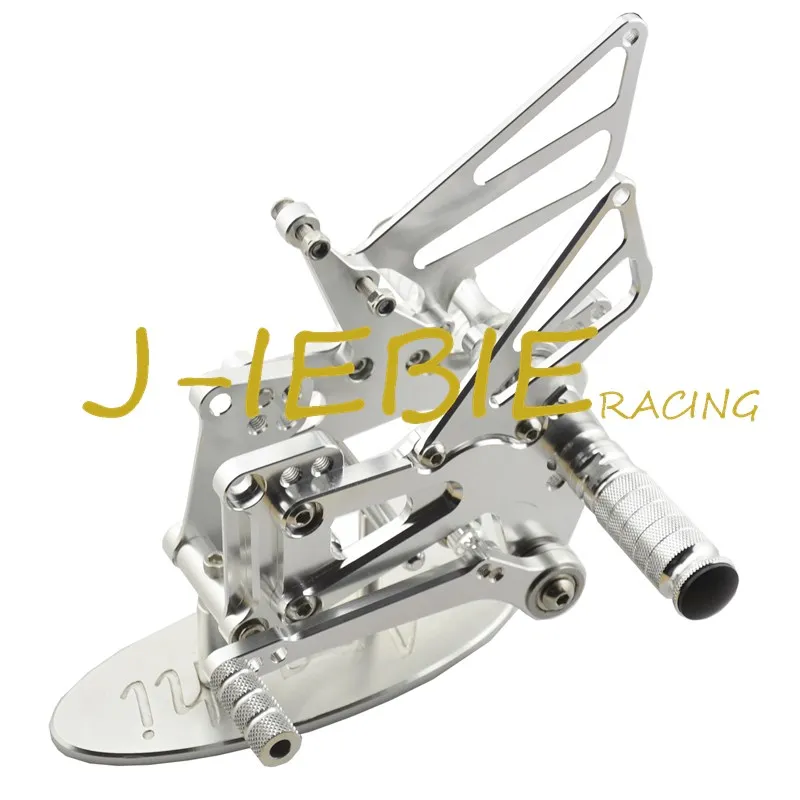 

CNC Racing Rearset Регулируемые задние комплекты подножки подходят для BMW S1000RR 2009 2010 2011 2012 2013 2014 серебро