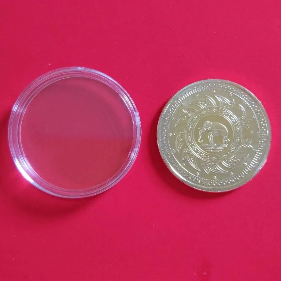 

Thailand Coin medal gold plated china