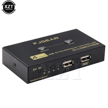 

Game Acessory4 Ports / 8 ports KVM switch USB synchronizer 8 ports synchronous controller a set of keyboard/mouse control 4-8 PC