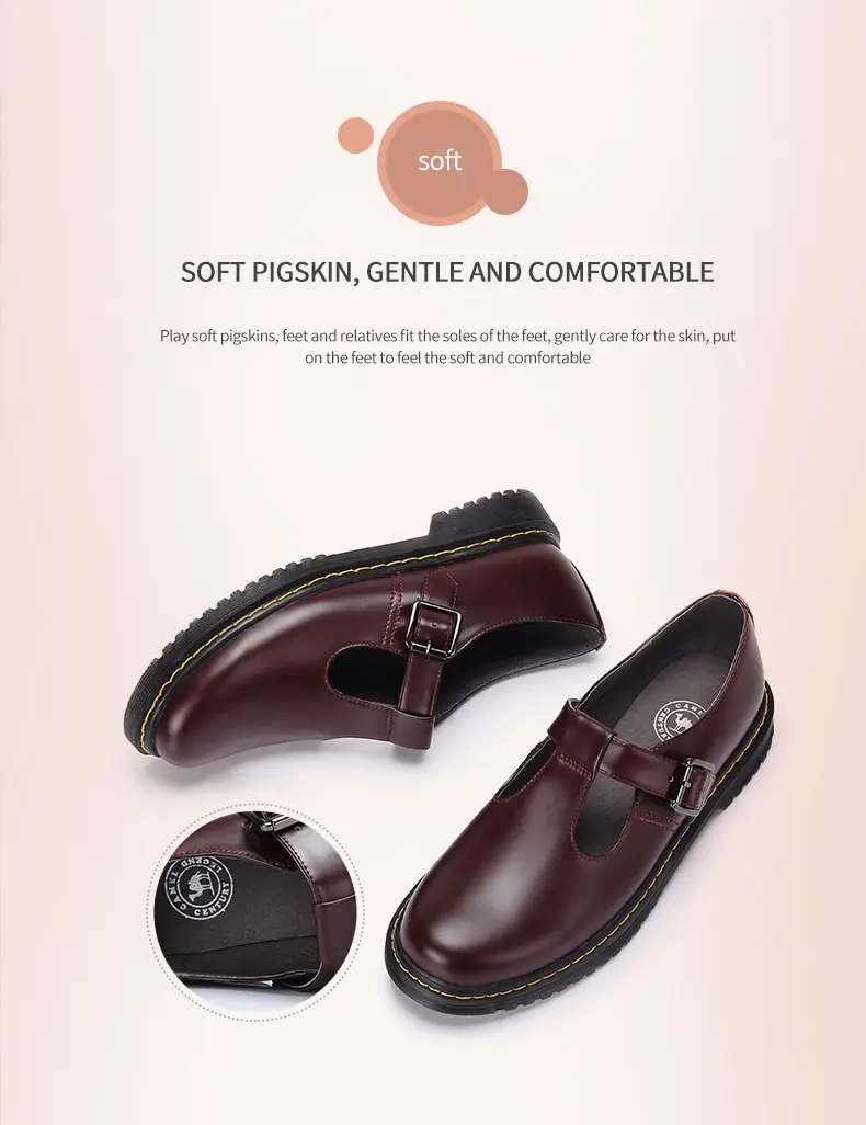CAMEL/Женская обувь новые женские туфли-лодочки в стиле ретро английский пряжка-держатель на низком каблуке удобные женские весенние сандалии