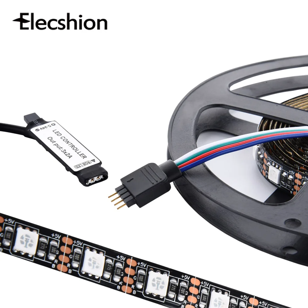 Купить elecshion USB светодиодов СМД 5050 3528 свет телевизор гибкий ...