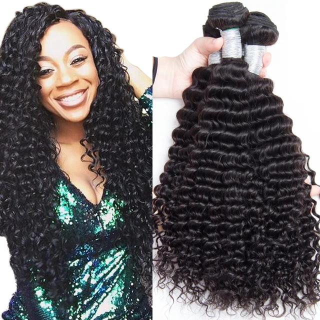 Cheap Virgin curly hair Brazilian deep wave 11pcs/lot Brazilian ...