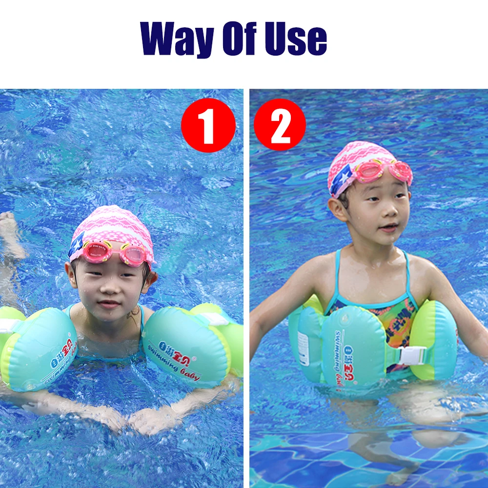 Beach Party Inflatable Waistcoat For Children Swimming Pool Inflatable Armbands Armlets For Swimming Beach Party Inflatable Waistcoat For Children Swimming Pool Inflatable Armbands Armlets For Swimming