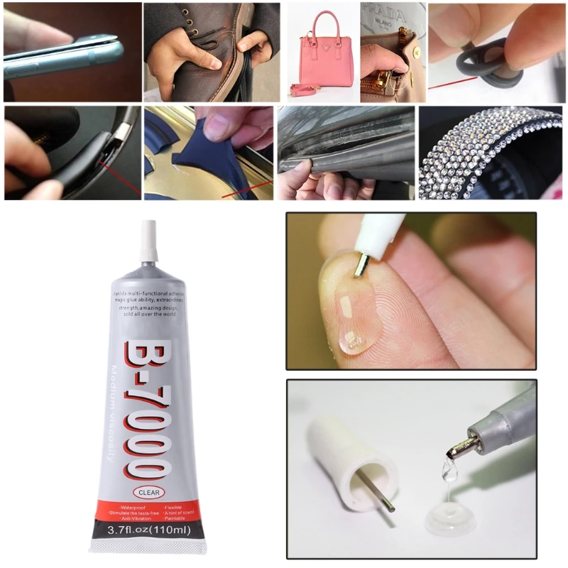 

OOTDTY Multi Repair Adhesive LCD Display Frame Glue B7000 Phone Bumper Frame Diy 110ml