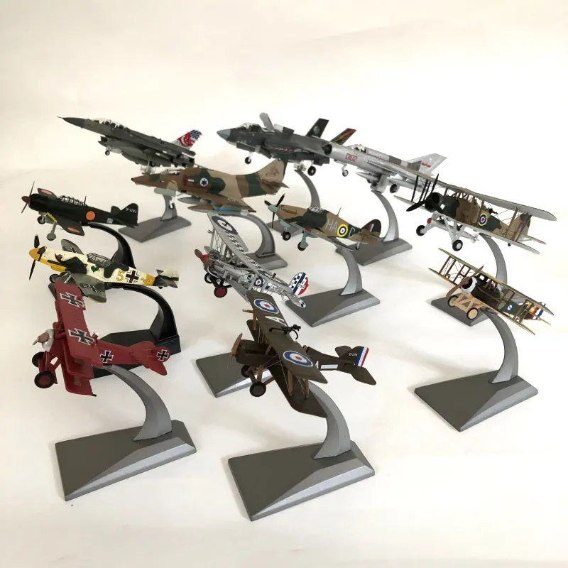 

1:72 Metal Model World War I and II Spitfire Fighter Diecast Military Model Static Simulation Airplane Model for Collection Gift