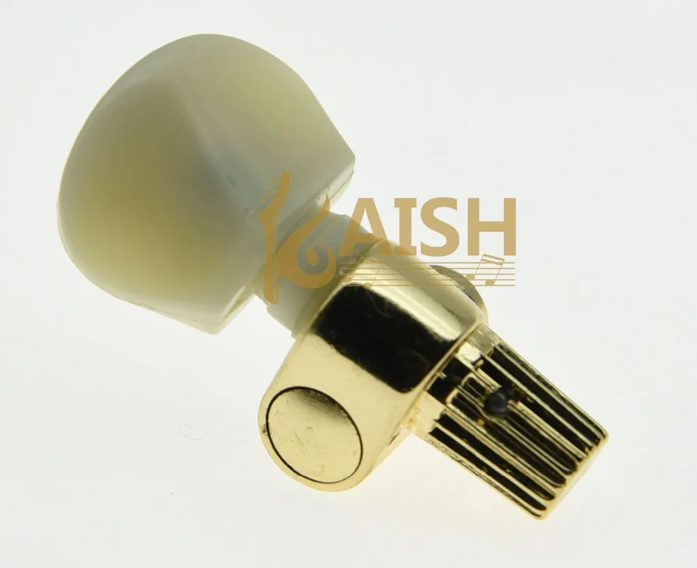 

Gold w/ Ivory Button 5th Banjo Geared Tuner Tuning Peg Machine Heads