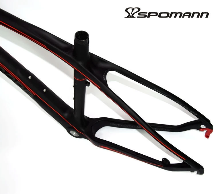 Cheap Newest SPOMANN 27.5*15.5/17.5/19.5" inch Mountain bicycle matte UD full carbon fibre bike carbon frame 27.5er MTB parts headsets 2