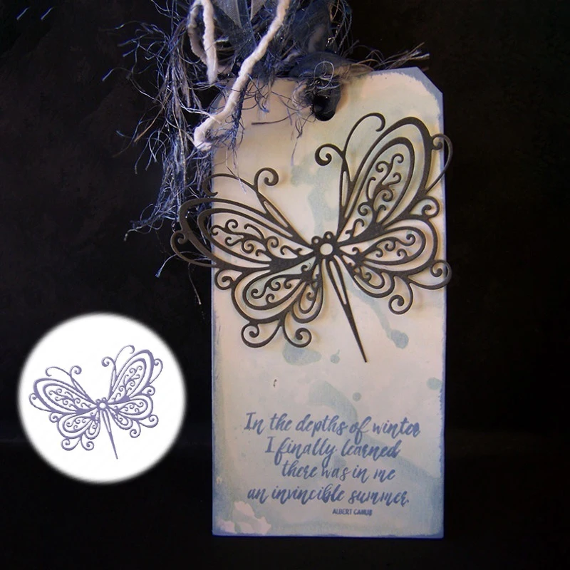 

Crazyclown Butterfly Metal Cutting Dies Stamps and Dies Craft Dies Scrapbooking for 2019 Die Cut Stitch Stencil Decoration