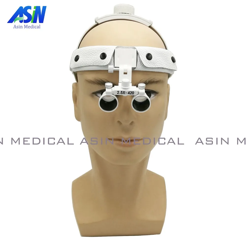 

2016 NEW high quality 2.5 x headset Dental Loupe magnifier Head wear surgical loupes adjustable angle easy use