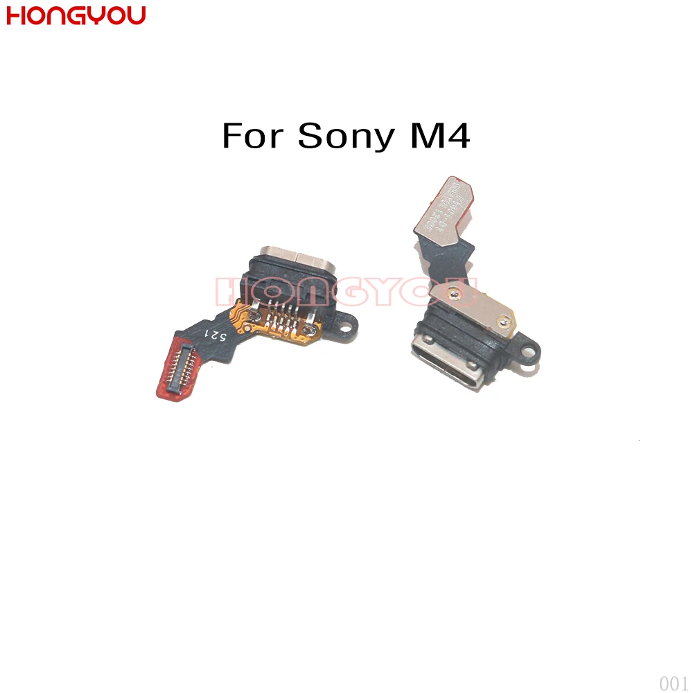 USB коннектор для док станции с гибким кабелем гнездо зарядки разъем Sony Xperia M4 Aqua E2303