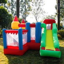 New Bounce House Jumping Castle With Inflatable Trampoline For Kids Inflatable Toys Ball Pit And Slide Bouncy Castle yard inflatable dual slides with pool home use jumping castle kids 5 7 3 7 3 4m pvc oxford inflatable trampoline bouncy castle