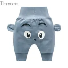 Модные Штаны для маленьких мальчиков на весну-осень, милые леггинсы с рисунком для маленьких девочек, детские теплые штаны