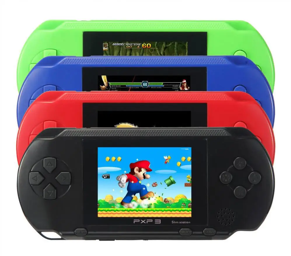 Горячие Продажи 2016 PXP3 16 бит Портативных Игровых Консолей Портативной Игровой 200 +