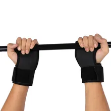 Черные противоскользящие перчатки для занятий тяжелой атлетикой спортивные наручные повязки для занятий тяжелой атлетикой Фитнес упражнения тренировочные на полпальца перчатки для спортзала 2 шт./пара