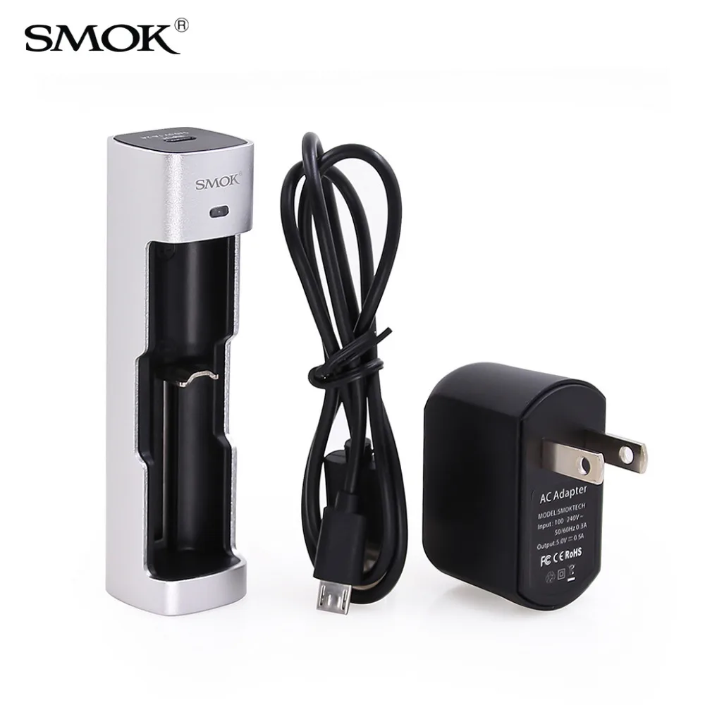 Оригинальное SMOK зарядное устройство для 18650 батареи SMOK мини зарядное устройство для электронной сигареты батарея для вейпа