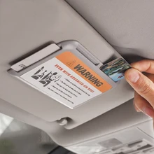 Солнцезащитный козырек автомобиля карты для хранения разъем карты украшение интерьера автомобиля хранения отделочных коробка
