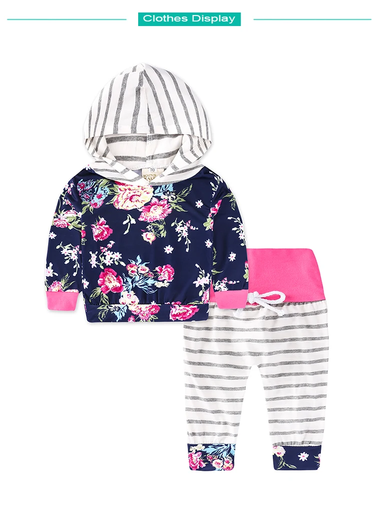 Из 2 предметов! г. осенний комплект одежды для маленьких девочек, топ с капюшоном и длинными рукавами+ штаны, костюм Одежда для младенцев Одежда для новорожденных Sy307