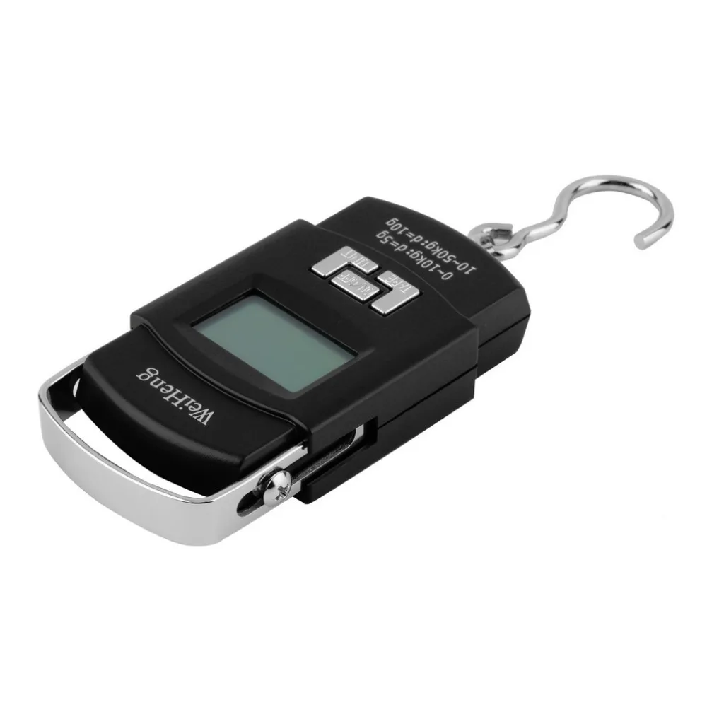 

2017 New Arrival 50kg 5g LCD Screen weight digital electronic scales Digital Hanging pocket Scale with Backlight and Hook