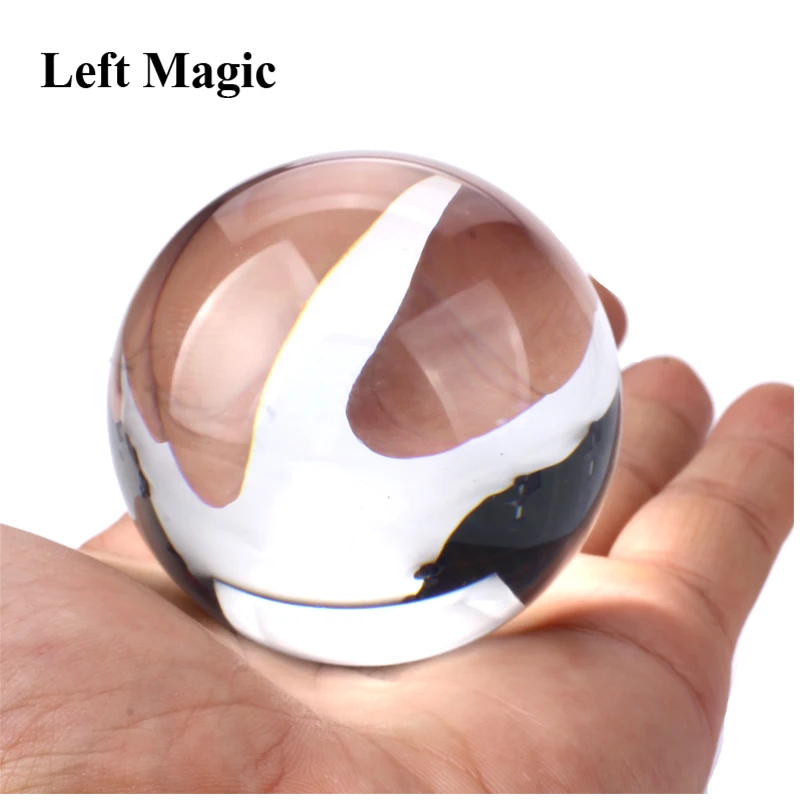 60 mm Acrylic Contact Juggling Ball Magic Tricks Crystal Ultra Clear
