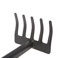 1Pc Portable Digging Tool Mini Steel Rake For Home Garden Transplanting Tool 2
