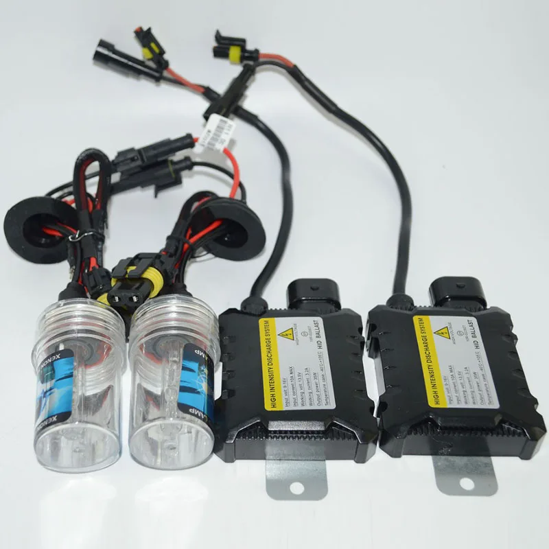 H7 35W 3200lm 6000K White Light Car HID Xenon Lamps w/ Ballasts Set