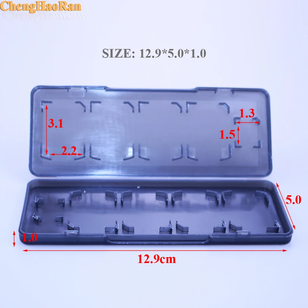 

10 in 1 8+2 Game Memory Card Holder Storage Case Box for PS Vita ER PSV Black High Quality Game Memory Card Case