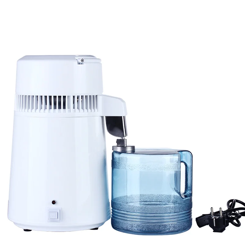 

4L Water Distiller Distilled Water Machine Distillation Purifier Stainless Steel Water Filter Russian Instructions