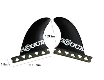 

2 pieces fiber glass board surf fins