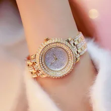 2019 Luxury Full Rhinestone Women Watches Fashion Ladies Gold Dress Watch New Female Big Dial Wristwatch Crystal Bracelet Watch 2019 Luxury Full Rhinestone Women Watches Fashion Ladies Gold Dress Watch New Female Big Dial Wristwatch Crystal Bracelet Watch