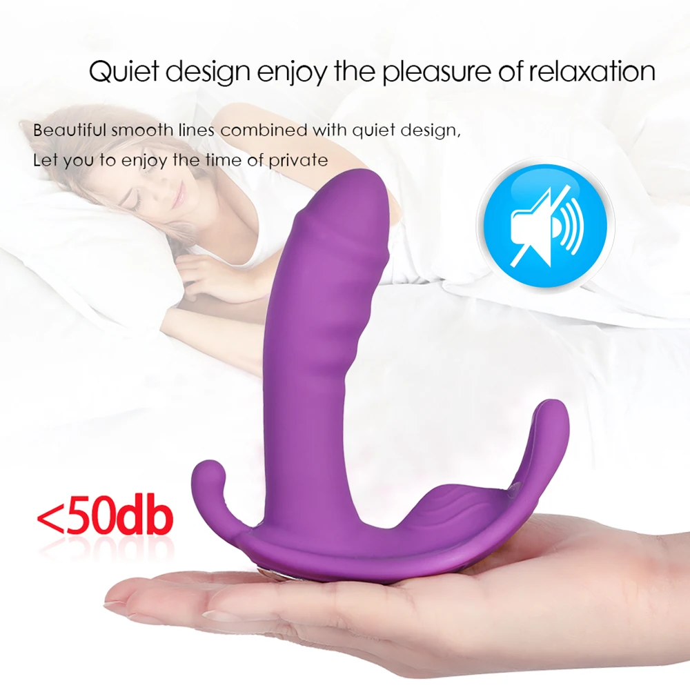Butterfly Wearable Dildo Vibrator For Women Wireless Remote Control Masturbator G Point Invisible Butterfly Vibrator Adult
