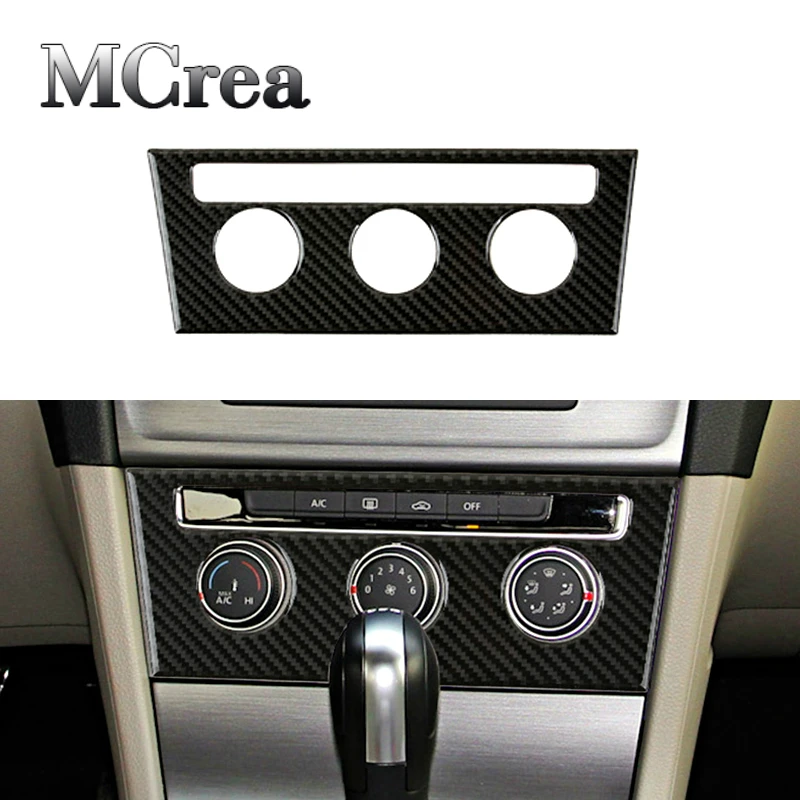 Mcrea 3D наклейки для Volkswagen VW Golf 7 GTI R GTE GTD MK7-2013 углеродного волокна Consle переключатель переменного тока Тюнинг машины с левым рулем аксессуары