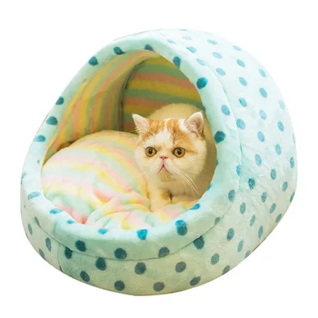 

HEYPET Cat Bed Pet House Cat Litter Mat Soft Coral Fleece Cat Mat Dog Bed Lovely Winter Warm Puppy Mat Cat Supplies