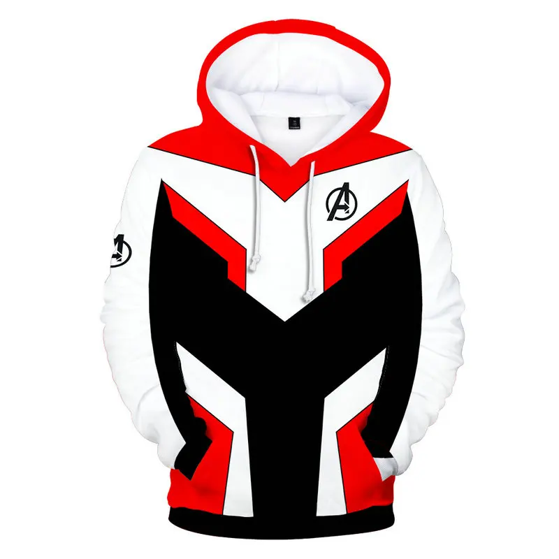 Avengers Endgame 4 Quantum Realm 3D Print Hoodies Men Fitness Pullover Hoodie Sweatshirt Cosplay Costume Streetwear Jacket Coat
