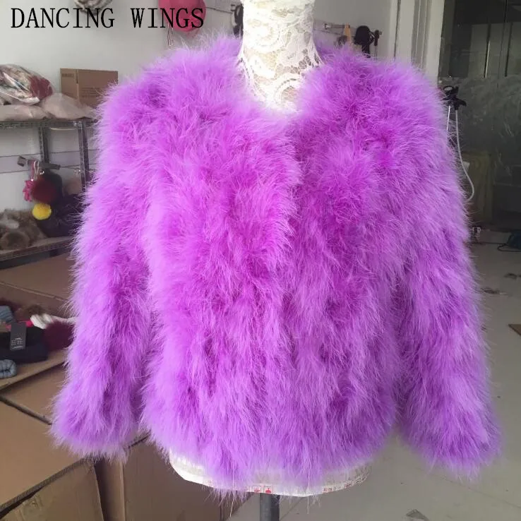 Ostrich Feather Coat Italy, SAVE 45 