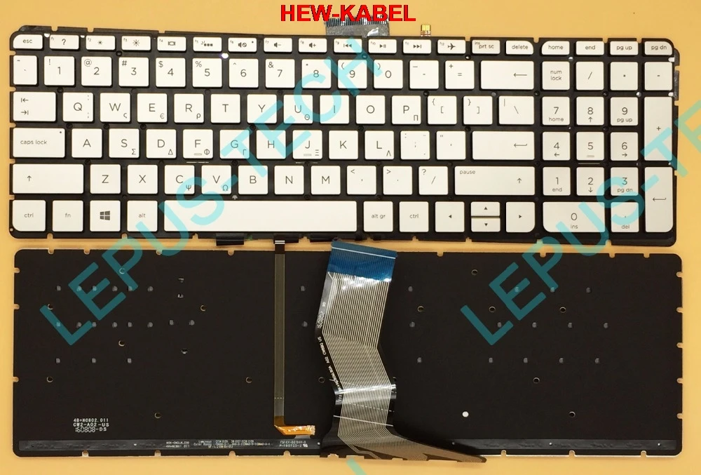 Original GK UK keyboard for HP 15-AB 15-AK 15AB 15AK 001tx 15-ab065tx with backlight Greek | Компьютеры и офис