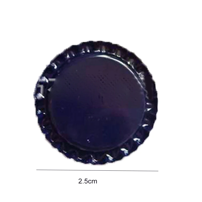 Necklace Jewelry Accessories Without Hole Round Flattened Both Side Bottle Caps Colored 25Pcs DIY Hairbow Crafts 25mm