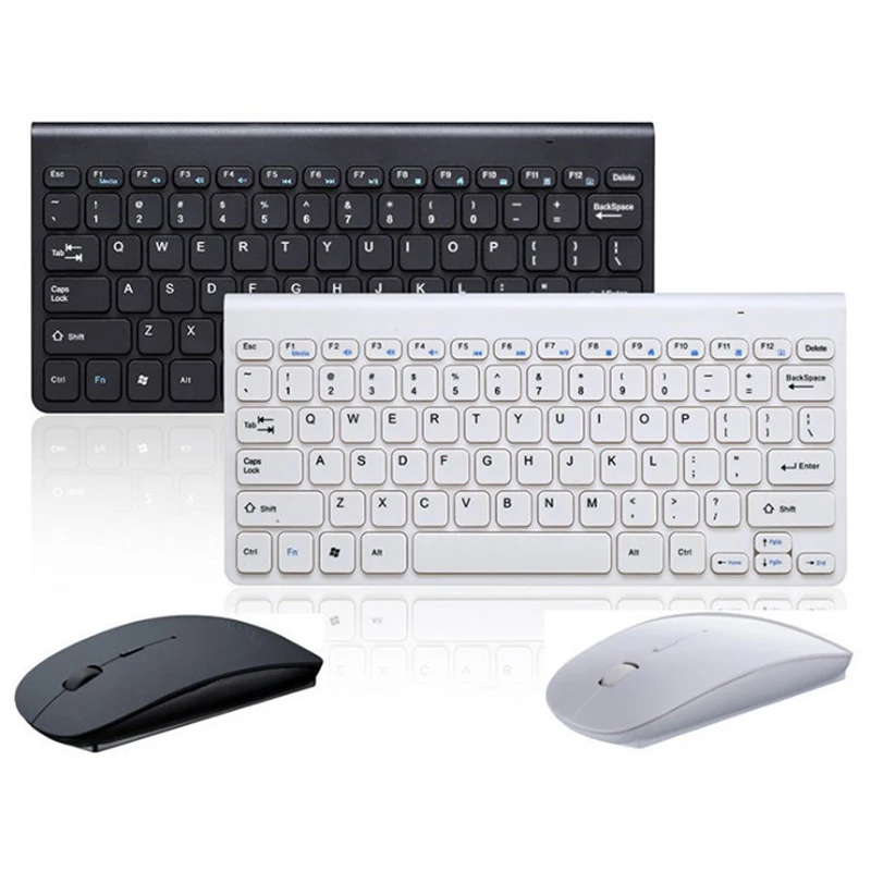 

2.4G Wireless Mouse Keyboard USB Receiver Mini Computer Keyboard and Mouse Combo For Mac Laptop Desktop PC Smart TV