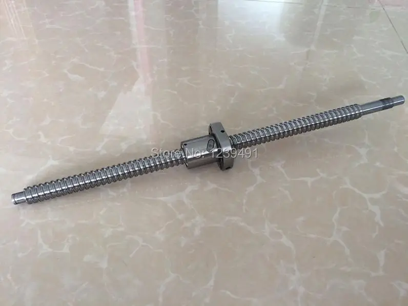 1pcs SFU2505-750mm RM2505-750mm Ballscrew End Machining with SFU2505 Ballnut