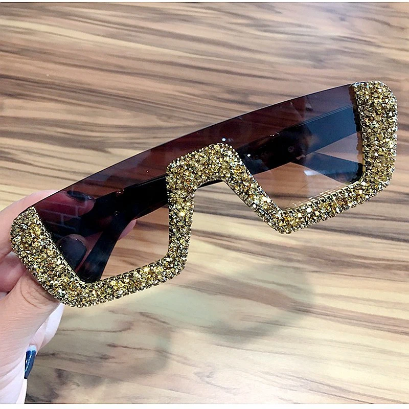 Square Luxury Sunglasses women Brand Designer Ladies Oversized rhinestone Sunglasses Men Half Frame eyeglasses For Female UV400 Square Luxury Sunglasses women Brand Designer Ladies Oversized rhinestone Sunglasses Men Half Frame eyeglasses For Female UV400