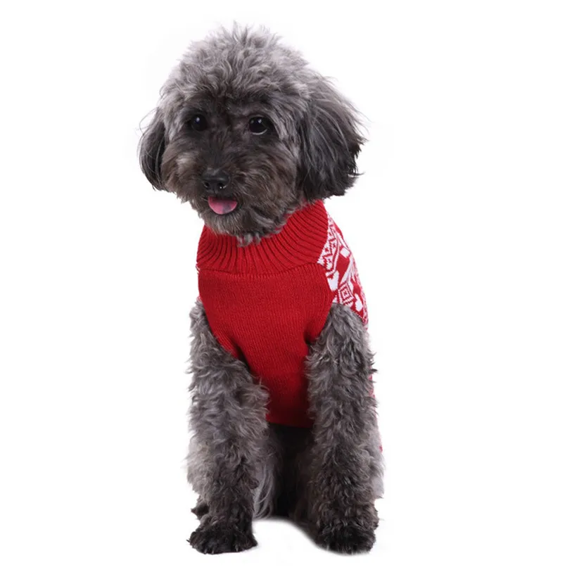 Chistmas Dog Clothes Warm Puppy Pet Jacket Coat Winter Dog Clothes Cute Snow Sweater Clothing For Small Dogs Chihuahua #F#40OT10 (8)