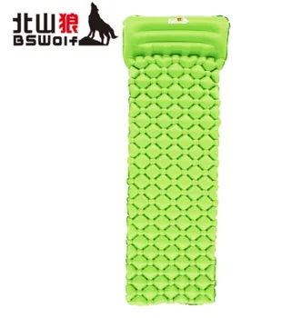 

BSwolf super light inflatable outdoor tent mattress self piercing single portable beach mat cushion portable camping pad