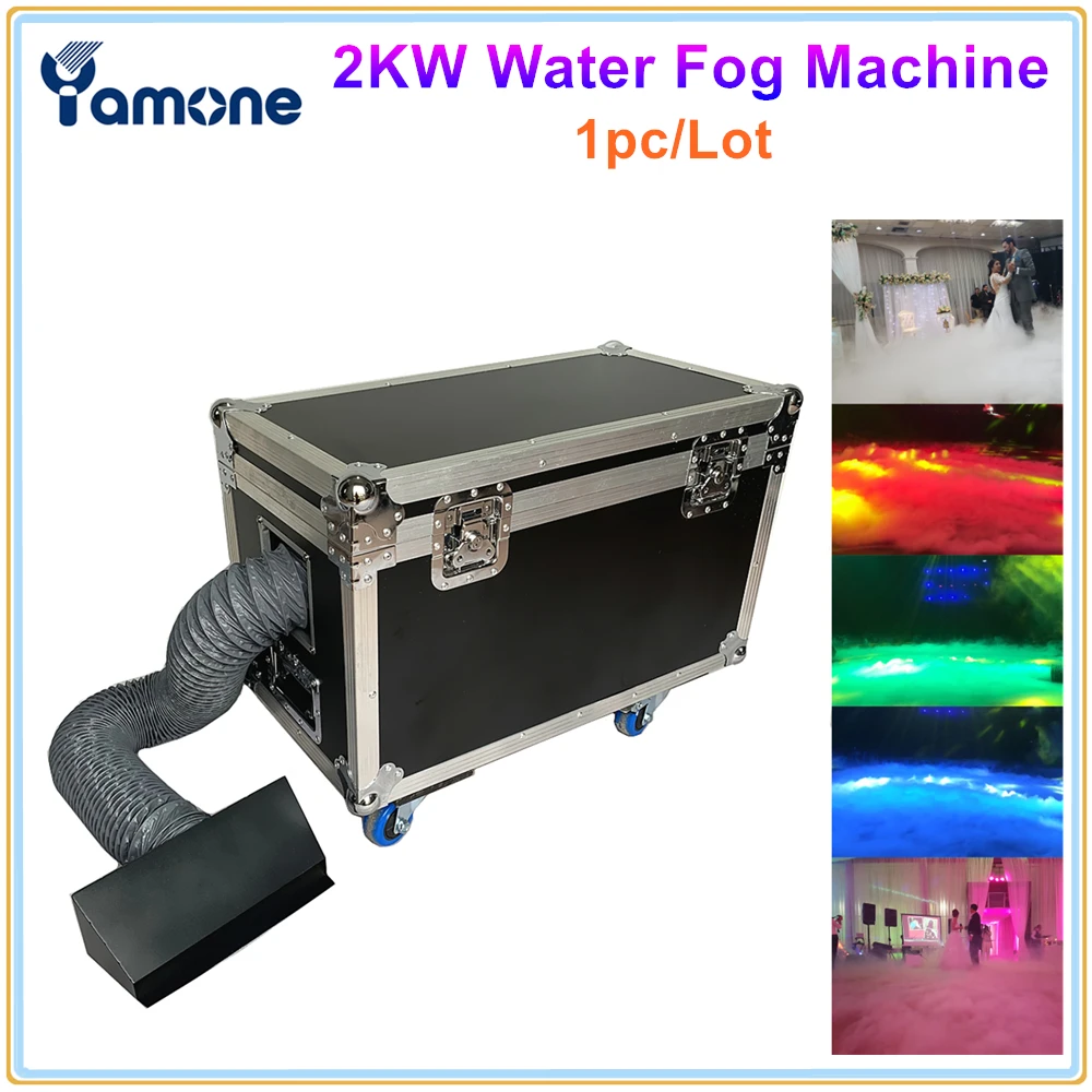 

1pc/Lot 2000W Water Low Ground Low Noise Fog Machine Water Mist Low Fog Smoke Machine Good For Wedding Xmas Holiday Stage