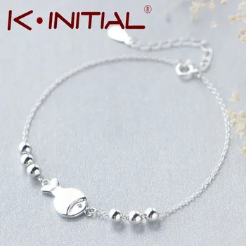 1Pcs 2016 Silver Chain Bracelet Fashion Fish Ball Bracelets For Women Animal Fish Charm Bracelets Bangles Luxury Cuff Jewelry