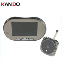 160 degree lens motion detector video door bell 4 3 Lcd video Door Camera Doorbell peephole