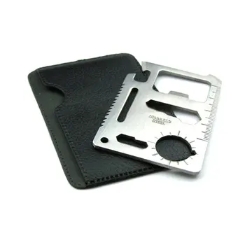 

11 In 1 Multifunction Credit Card Knife Blade Outdoor Survival Camping Portable Army Knife Utility Hand Tools High Hardness