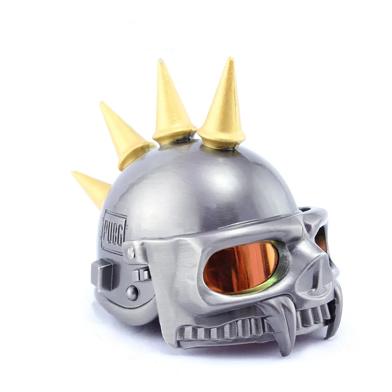 PUBG Game Playerunknown's Battlegrounds Level 3 Helmet Skull Knight Punk Style Keychain Pendant fun